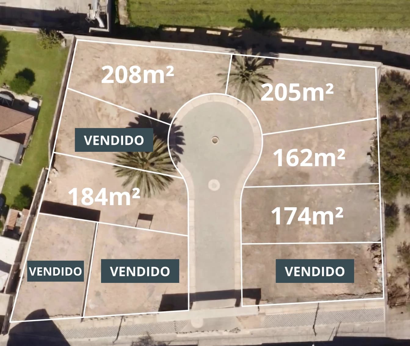 Distribución de lotes — disponibilidad